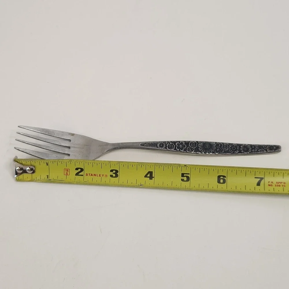 Vintage Interpur Jardinera Dinner Fork 7-5/8